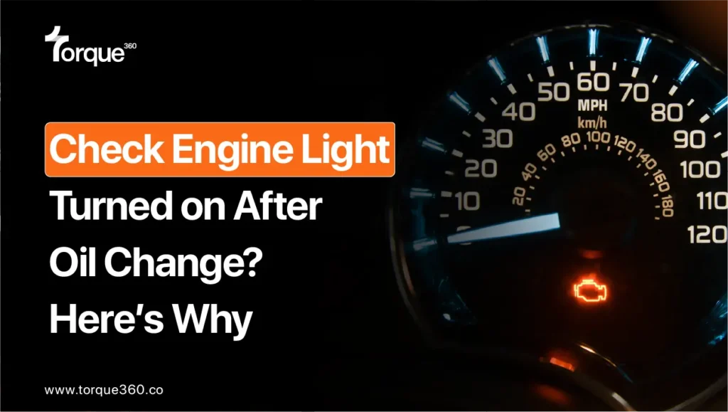 Check Engine Light After Oil Change