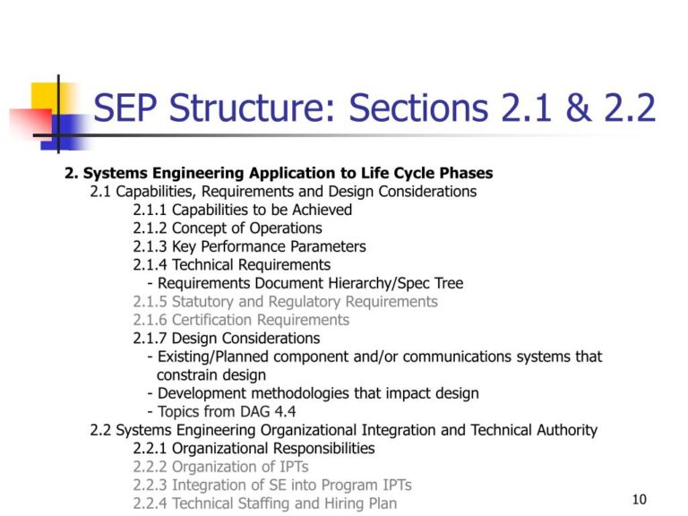 systems engineering plan sep expert tips for creating a living document
