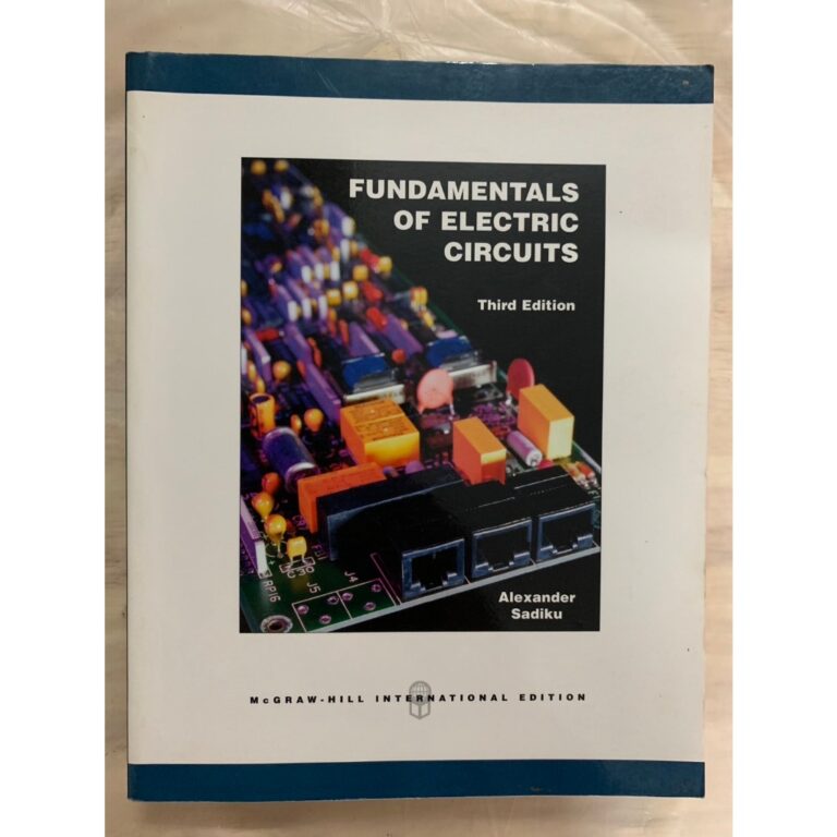 fundamentals of electric circuits vs electrical engineering reference book set 3rd edition